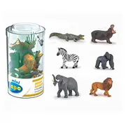 PAPO FIGURINA SET 6 MINI ANIMALE SALBATICE VIVPapo33020