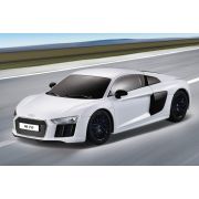MASINA CU TELECOMANDA AUDI R8 ALB CU SCARA 1 LA 24 VIVRas72300_Alb