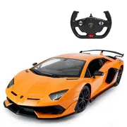 MASINA CU TELECOMANDA AVENTADOR SVJ PORTOCALIU SCARA 1 LA 14 VIVRas96000_Portocaliu