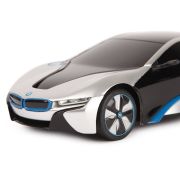 MASINA CU TELECOMANDA BMW I8 ARGINTIE SCARA 1 LA 24 VIVRas48400_Argintiu