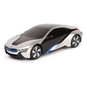 MASINA CU TELECOMANDA BMW I8 ARGINTIE SCARA 1 LA 24 VIVRas48400_Argintiu