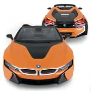 MASINA CU TELECOMANDA BMW I8 PORTOCALIE SCARA 1 LA 12 VIVRas95500_Portocaliu