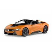 MASINA CU TELECOMANDA BMW I8 PORTOCALIE SCARA 1 LA 12 VIVRas95500_Portocaliu