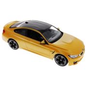 MASINA CU TELECOMANDA BMW M4 GALBEN CU SCARA 1 LA 14 VIVRas70900_Galben