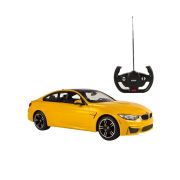 MASINA CU TELECOMANDA BMW M4 GALBEN CU SCARA 1 LA 14 VIVRas70900_Galben