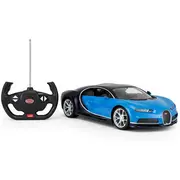 MASINA CU TELECOMANDA BUGATTI CHIRON ALBASTRU SCARA 1 LA 14 VIVRas75700_Albastru