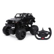 MASINA CU TELECOMANDA JEEP WRANGLER JL NEGRU CU SCARA 1 LA 14 VIVRas79410_Negru