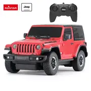 MASINA CU TELECOMANDA JEEP WRANGLER JL ROSU SCARA 1 LA 24 VIVRas79500_Rosu