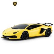 MASINA CU TELECOMANDA LAMBORGHINI AVENTADOR SVJ GALBEN CU SCARA 1 LA 24 VIVRas96100_Galben