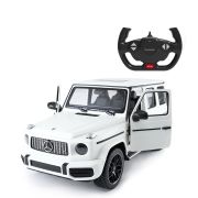 MASINA CU TELECOMANDA MERCEDES-BENZ G63 ALB SCARA 1 LA 14 VIVRas95700_Alb