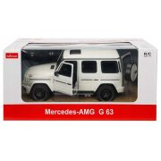 MASINA CU TELECOMANDA MERCEDES-BENZ G63 ALB SCARA 1 LA 14 VIVRas95700_Alb