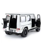 MASINA CU TELECOMANDA MERCEDES-BENZ G63 ALB SCARA 1 LA 24 VIVRas95800_Alb