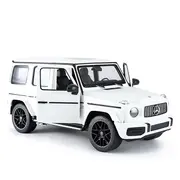 MASINA CU TELECOMANDA MERCEDES-BENZ G63 ALB SCARA 1 LA 24 VIVRas95800_Alb