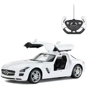 MASINA CU TELECOMANDA MERCEDES-BENZ SLS ALB SCARA 1 LA 14 VIVRas47600_Alb