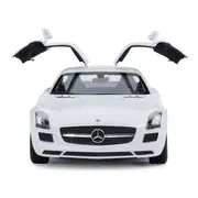MASINA CU TELECOMANDA MERCEDES-BENZ SLS ALB SCARA 1 LA 14 VIVRas47600_Alb