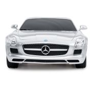 MASINA CU TELECOMANDA MERCEDES-BENZ SLS AMG ARGINTIE SCARA 1 LA 24 VIVRas40100_Argintiu