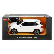 MASINA CU TELECOMANDA PORSCHE CAYENNE TURBO ALB CU SCARA 1 LA 14 VIVRas42900_Alb