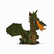 PAPO FIGURINA DRAGON VERDE INARIPAT CU FLACARA VIVPapo39025