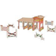 PAPO FIGURINA SET PONEY CLUB-BOXA CARTON+4 FIGURINE VIVPapo80310