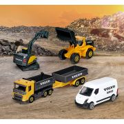 MAJORETTE PISTA CREATIX CONSTRUCTION 5 MASINUTE VOLVO VIV212050032