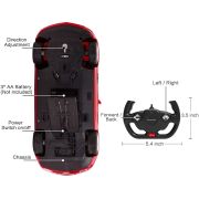 MASINA CU TELECOMANDA MERCEDES-BENZ SLS ROSU SCARA 1 LA 14 VIVRas47600_Rosu