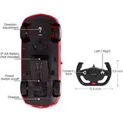 MASINA CU TELECOMANDA MERCEDES-BENZ SLS ROSU SCARA 1 LA 14 VIVRas47600_Rosu