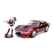 MASINUTA DIN METAL HARLEY QUINN 1969 CHEVY CORVETTE SCARA 1:24 VIV253255019