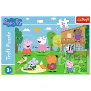 PUZZLE TREFL 24 MAXI PEPPA PIG DISTRACTIA DIN IARBA VIV14342
