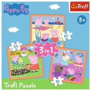 PUZZLE TREFL 3IN1 INVENTIVA PEPPA PIG VIV34852