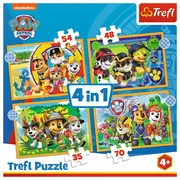 PUZZLE TREFL 4IN1 PATRULA CATELUSILOR - SARBATORILE VIV34395