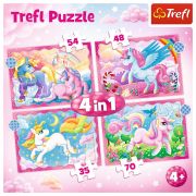 PUZZLE TREFL 4IN1 PATRULA UNICORNI SI MAGIE VIV34389
