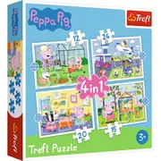 PUZZLE TREFL 4IN1 PEPPA PIG VIV34359