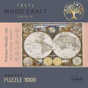 PUZZLE TREFL DIN LEMN 1000 PIESE HARTA LUMII ANTICE VIV20144