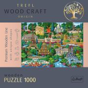 PUZZLE TREFL DIN LEMN 1000 PIESE OBIECTIVE TURISTICE FAIMOASE DIN FRANTA VIV20150