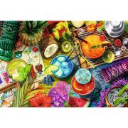 PUZZLE TREFL DIN LEMN 500+1 PIESE COCKTAILURILE COLORATE VIV20154