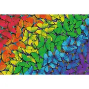 PUZZLE TREFL DIN LEMN 500+1 PIESE FLUTURASII COLORATI VIV20159