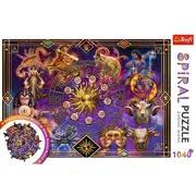 PUZZLE TREFL SPIRAL 1040 PIESE SEMNE ZODIACALE VIV40015