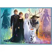 PUZZLE TREFL 4IN1 FROZEN 2 UIMITOAREA LUME DISNEY VIV34381
