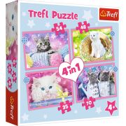 PUZZLE TREFL 4IN1 PISICUTELE DRAGALASE VIV34396