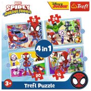 PUZZLE TREFL 4IN1 SPIDAY ECHIPA SPIDAY VIV34611