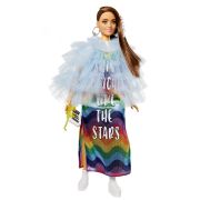 PAPUSA BARBIE EXTRA STYLE ROCHIE CURCUBEU VIVMTGYJ78