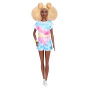 PAPUSA BARBIE FASHIONISTA CU PAR AFRO BLOND VIVMTFBR37_HBV14