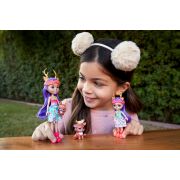 ENCHANTIMALS SET PAPUSI SURORI SI ANIMALUTELE LOR  DANESSA DEER & SPRINT SI DANETTA DEER & FLEET VIVMTHCF79_HCF80