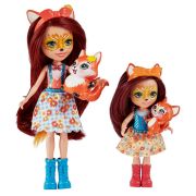 ENCHANTIMALS SET PAPUSI SURORI SI ANIMALUTELE LOR  FELICITY FOX & FLICK SI FEANA FOX & MIXTE VIVMTHCF79_HCF81