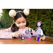 ENCHANTIMALS SET PAPUSI SURORI SI ANIMALUTELE LOR SAGE SKUNK & CAPER SI SABELLA SKUNK & STRIPER VIVMTHCF79_HCF82