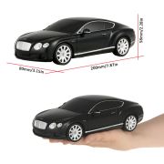 MASINA CU TELECOMANDA BENTLEY CONTINENTAL GT NEGRU CU SCARA 1 LA 24 VIVRas48600_Negru