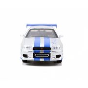 SET MASINUTE METALICE FAST & FURIOUS BRIAN'S NISSAN SKYLINE GT-R(BNR34) SCARA 1 LA 32 VIV253204004