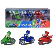EROI IN PIJAMALE SET 3 MOTOCICLETE CU FIGURINA SCARA 1:64 VIV203143003