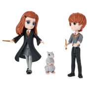 HARRY POTTER WIZARDING WORLD MAGICAL MINIS SET 2 FIGURINE RON SI GINNY WEASLEY VIV6061834