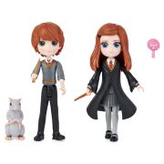 HARRY POTTER WIZARDING WORLD MAGICAL MINIS SET 2 FIGURINE RON SI GINNY WEASLEY VIV6061834
